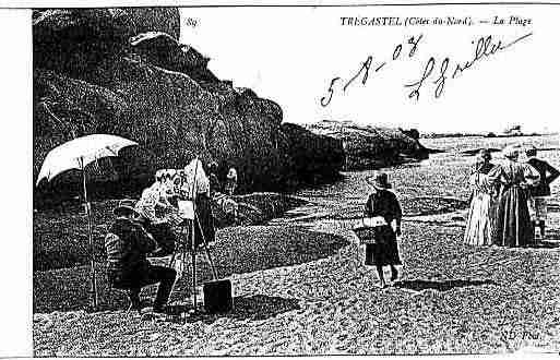 Ville de TREGASTEL Carte postale ancienne